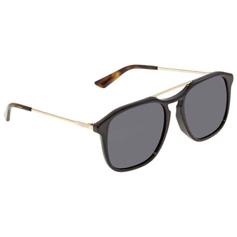 gucci gg0321s|Gucci Grey Smoke Square Men's Sunglasses .